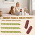 Dogs,10.58 oz Soft Beef Sausage Dog Treats, Slow Roasted Beef Jerky for Dogs High Protein Low Fat, Grain-Free