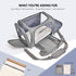 Henkelion Large Dog Cat Carrier: Soft Sided Carrier for Puppies up to 25Lbs, Collapsible Travel Carrier, Grey