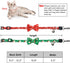 Malier 2 Pack Christmas Cat Collars Breakaway with Bow Tie and Bell, Classic Buffalo Plaid Kitten Collar for Cats