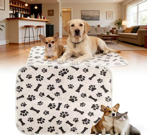 Generic 36X72 Inch (Pack 2)) Washable Pee Pads for Dogs & Cats, Reusable Waterproof Super Absorbent Non-Slip Leak-Proof