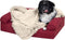 Furhaven Waterproof Throw Blanket - Washable Shaggy Plush Calming Long Faux Fur & Velvet Dog Blanket (Taupe, Small)