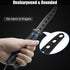 MORDEN MS Practice Finger Trainer Tool, Steel Metal Folding Balisong Tool with Latch for Training and Flipping Tricks