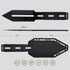 Hunting Survival Knife 9" Full Tang Fixed Blade Knives with Extra Set of FRN Sheath, MOLLE Clip