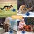 Dog Snuffle Ball, Interactive Puzzle Toy for Natural Foraging Skills, Slow Feeder for Training and Stress Relief, Blue