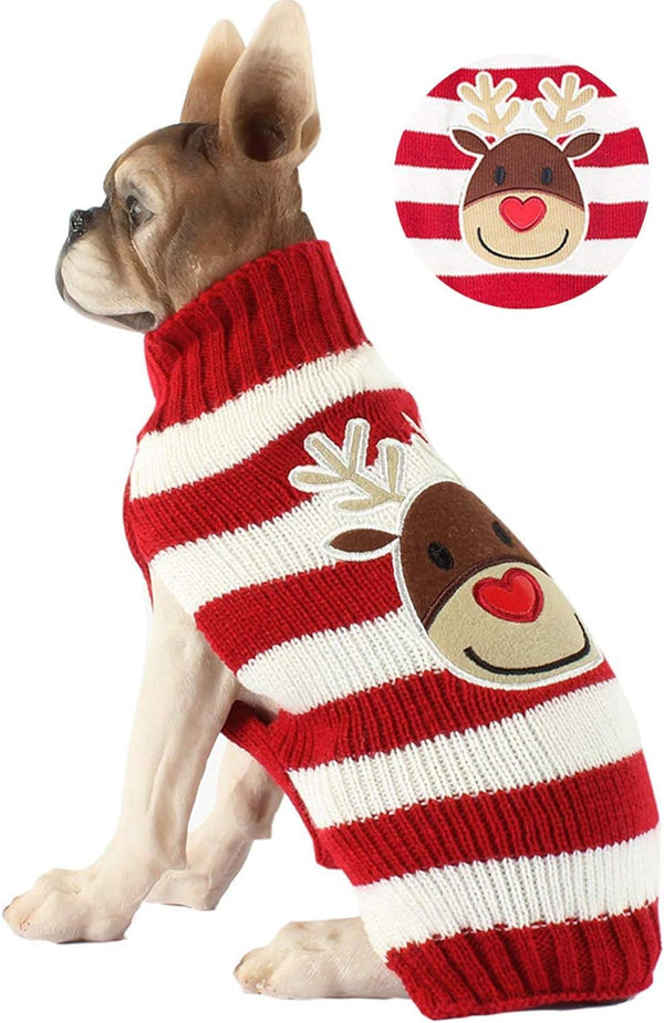 Dog Sweater Christmas Knitwear for Pets, Warm Winter Clothes