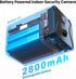 javiscam 2026 4K Viewing,2800mAh Mini Spy Camera Upgraded Mini Hidden Camera,WiFi Cam with Night Vision,Remote Long