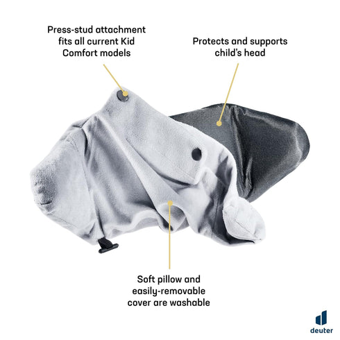 Deuter Kid Comfort Chin Pad - Grey Accessory for Child Carrier