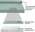 Furhaven Orthopedic Dog Bed for Large/Medium Dogs - Pinsonic Quilted Paw L Shaped Chaise, Removable Bolsters, Washable