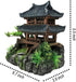 Classical Resin Castle Decorations - Realistic Details Castle for Fish Tank Aquarium Accessories