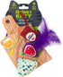 Interactive Cat Toy: Cutie Charcuterie Board Play Mat with Plush Toys