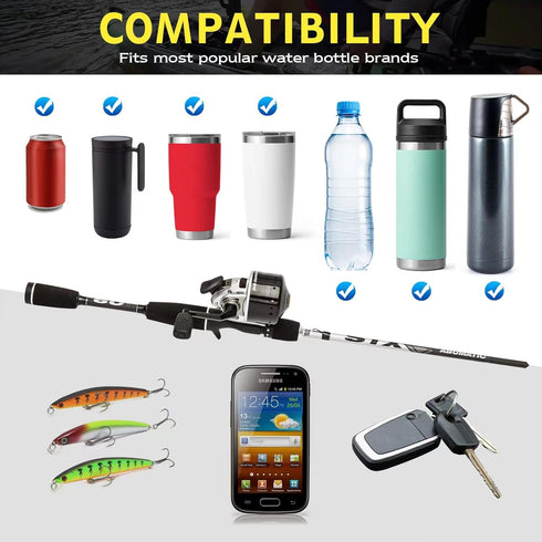 Multi-Functional Kayak Accessories: Cup Holder, Drink Holder, Phone Holder, Fishing Tool Storage, Track Mount Install