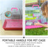 Zerodeko 10Pcs Pet Cage Handles - Replacement Parts Accessories, Easy Install, Comfortable to Hold for Dogs, Cats,