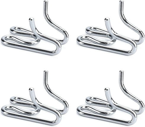 Dog Collar Extra Links for Herm. Sprenger Collar, 4 Pack Steel Chrome Plated Training Collar Links (2.25mm, Silver)