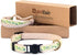 Pettsie Kitten Collar Breakaway with Matching Bracelet, Adjustable 5"-8", Green Gift Box