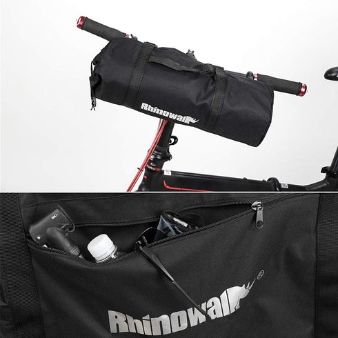 HUNTVP 26 Inch Bike Travel Bag Case, Thick Folding Bicycle Carry Pouch, Transport Case for Air Travel