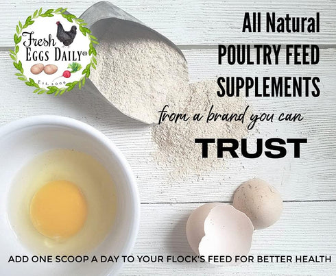 5LB Fresh Eggs Daily Brewer's Yeast with Garlic Powder and Niacin for Ducks Ducklings Feed Supplement Vitamins