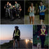 Reflective Running Gear Set, 3 Pcs Reflective Vest & Armband & Belt, High Visibility for Night Cycling