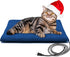 Kiroto Outdoor Heating Pad for Cats, Waterproof Electric Cat Warming Pad, Heated Cat Bed for Feral Cats, 20"x16"