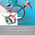 Kids Snorkel Gear Diving Mask with Anti-Fog and Anti-Leak Swimming Goggles for Children 4-14 Age Waterproof Tempered