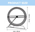 11.02X10.23X5.90In POPETPOP Silent Hamster Running Wheel with Rack - Quiet Exercise Toy for Small Pets Including