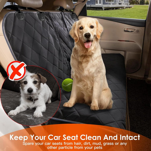 RNYXKDLF Hammock Dog Car Seat Cover, Back Seat Extender for Dogs,Dog for Car Backseat, Non Inflatable Dog seat Cover