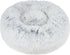 Best Pet Supplies Round Donut Dog Bed, Plush Faux Fur Fabric, Calming Anti-Anxiety Cushion for Indoor Pets, Light Warm