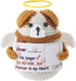 Mini Handmade Inspirational Positive Angel Dog Crochet Gifts Pet Memorial Gifts for