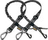 AUBELL Dog Seat Belt for Car,2 Pack Set 3-in-1 Adjustable Reflective Bungee