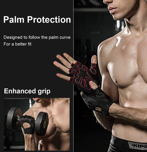SUJAYU Premium Workout Gloves for Men & Women