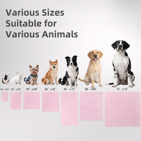 48x60 Inch (Pack 2)) PUPTECK Washable Pee Pads for Dogs - Waterproof Reusable Puppy Potty Training Pads Whelping Mat