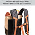Tezos Juniper Daypack, Lightweight Hiking Backpack and Hydration Pack for Camping, Travel, Biking, 16 Liter