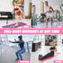 Resistance Bands with Handles for Working Out, Fitness Bands for Women, Home Gym Training Equipment