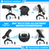 PLUSINNO Fishing Rod Holders for Boat - Upgraded Fishing Rod Holder with Enlarge Clamp, Dual-V Design
