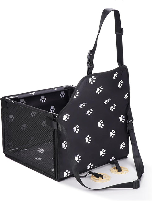 Small Dog Car Seats for Small Dogs,Upgrade Folding Puppy/Pet Car Seat with PVC Frame Construction, Dog Booster Seats for Small Pets