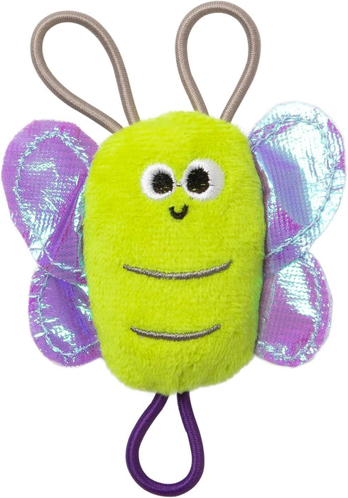 Mad Cat Pack 1, Sling Shot Critter Butterfly Catnip and Silvervine Plush Fling Cat Toy, of Fling and Launch