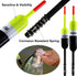 THKFISH Fishing Bobbers, Slip Bobbers for Fishing, Balsa Floats Crappie Fishing Bobbers Fixed Bobber (1.5"X0.59"X5.4",