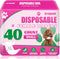 XPCARE 40 Count Disposable Female Dog Diapers, Super Absorbent, Leak Proof, Dog