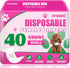 XPCARE 40 Count Disposable Female Dog Diapers, Super Absorbent, Leak Proof, Dog