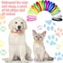 Frienda 60 Pieces Puppy Whelping Collars, Double-Sided Adjustable ID Bands for Newborn Pet Dogs and Cats, S, M, L