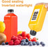 10pcs 33oz Fhxtcygj Plastic Bottles with Caps, Juice Container with Lids, Empty Plastic Juice Bottles Reusable Clear