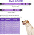 Adjustable Dog Collars for Medium Dogs, Heavy Duty Waterproof with Quick Release Buckle, Reflective Nylon Collar (M,