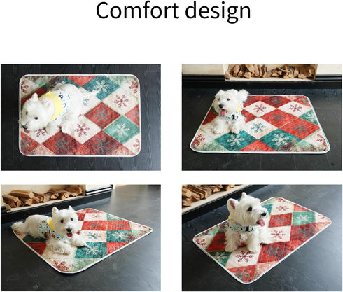 ZuLiMia 2 Pack (18*24inch(2pieces)) Reusable Puppy Changing Pads, Washable Dog Changing Pads, Non-Slip Pads, Absorbent
