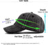YOLAI Vintage Washed Distressed Baseball Cap Embroidery Dad Trucker Hat for Men Women Adjustable Sunscreen Sun Hat