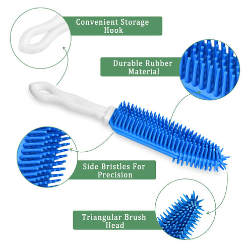 3 Pieces Pet Hair Remove Brush, Akamino Car & Auto Detailing Brush for Dogs Cats