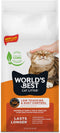 WORLD'S BEST CAT LITTER Low Tracking & Dust Control, 32-Pounds, Unscented, Quick Clumping, Flushable