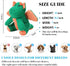Ankinghor 3-Layered Stuffed Dog Toys for Medium Large Dogs, Large Plush Squeaky Dog Toys to Keep Them Busy for Small