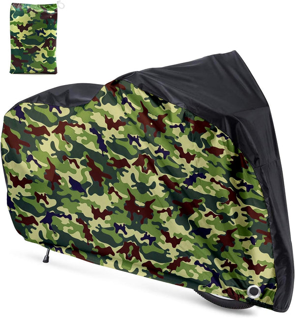 Roctee Waterproof Bicycle Cover for Mountain & Road Bikes, 78.7''(L) * 27.6''(W) * 43.3''(H) with Storage Bag (Black &