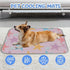 imiBBWQu Summer 27" 22" Cooling Pad Starfish Jellyfish Purple Outdoor Mat for Dogs Washable Cooling Pads Self-Cooling