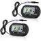 ZACRO 2 Pack Digital Aquarium Thermometer, Fish Tank Water Thermometer with Large LCD Display