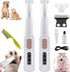 Qsrsjcq Electric Dog Shaver with LED Light, Rechargeable Low Noise Pet Trimmer Hair